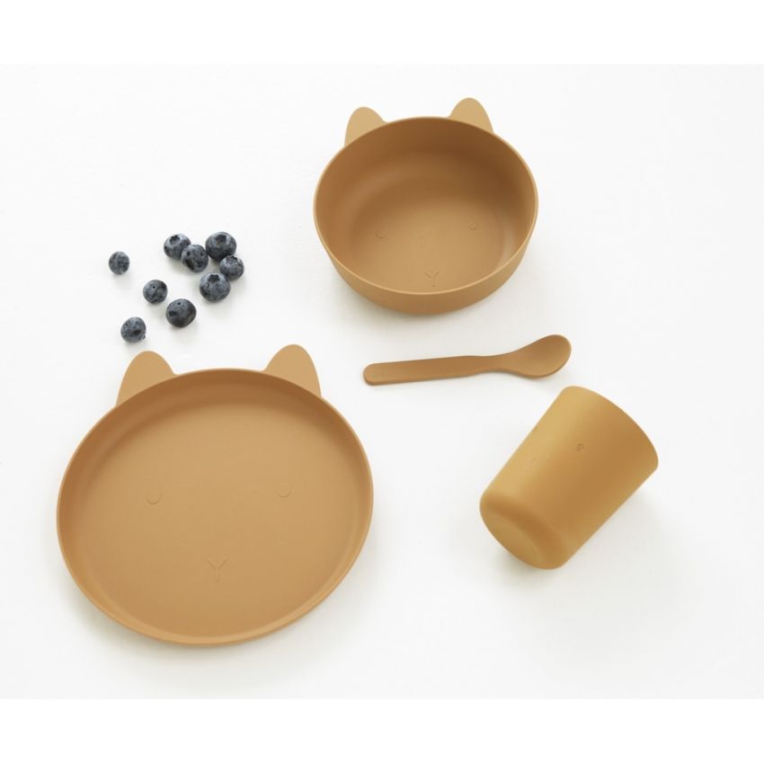 LIEWOOD - Paul Geschirrset Rabbit Mustard