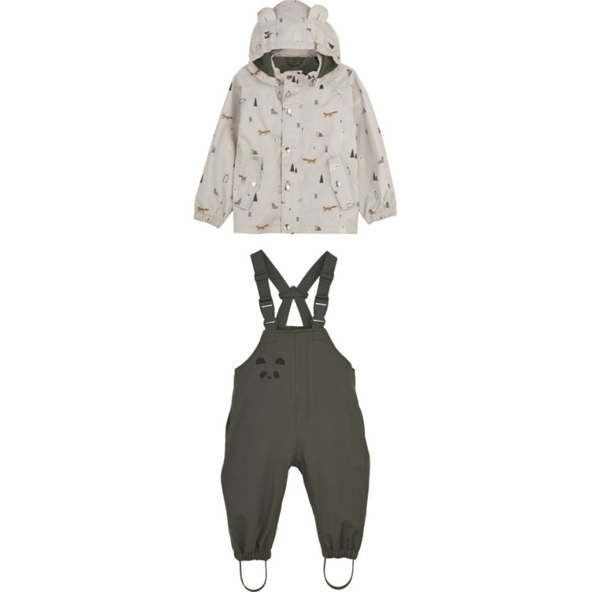 LIEWOOD - Dakota Softshell Regenbekleidungsset Arctic Mix