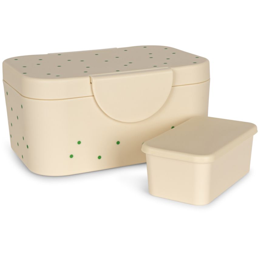 Konges Sløjd - Lunchbox Grüne Punkte