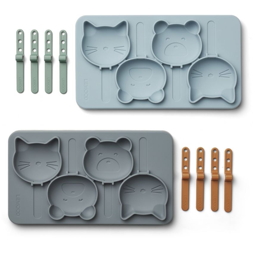 LIEWOOD - Silikon Glaceformen Manfred Blue Multi