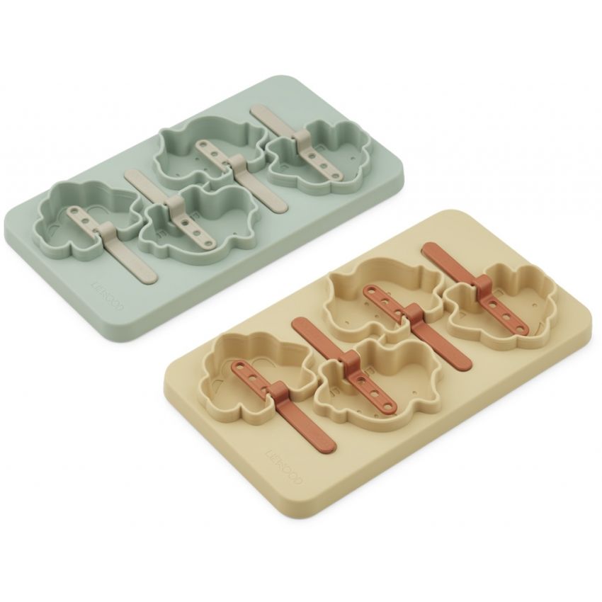 LIEWOOD - Silikon Glaceformen Manfred Dino Wheat Yellow Mix