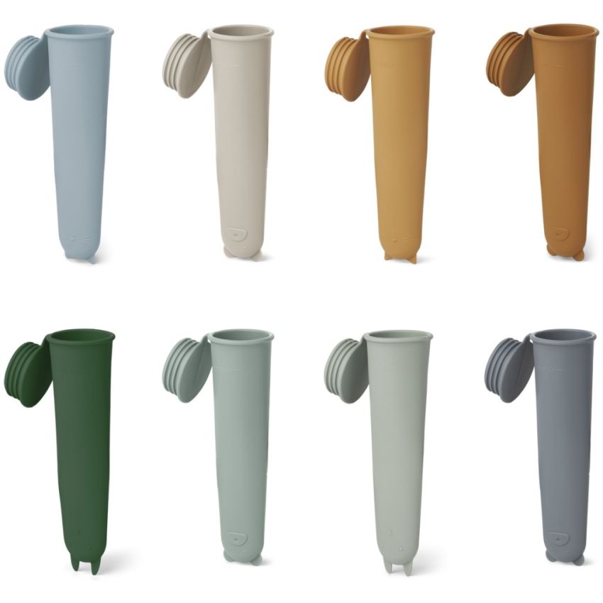 LIEWOOD - Silikon Glaceformen Elisa 8er Set Blue Mix