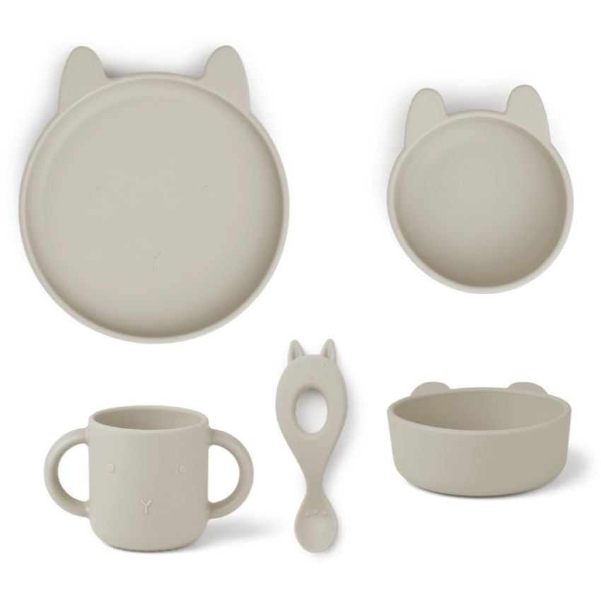 LIEWOOD - Vivi Geschirrset 4-teilig Rabbit Sandy