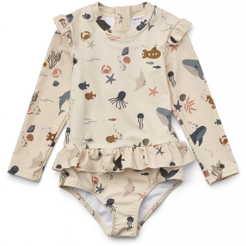 LIEWOOD - Sille UV Badeanzug Sea Creature Sandy