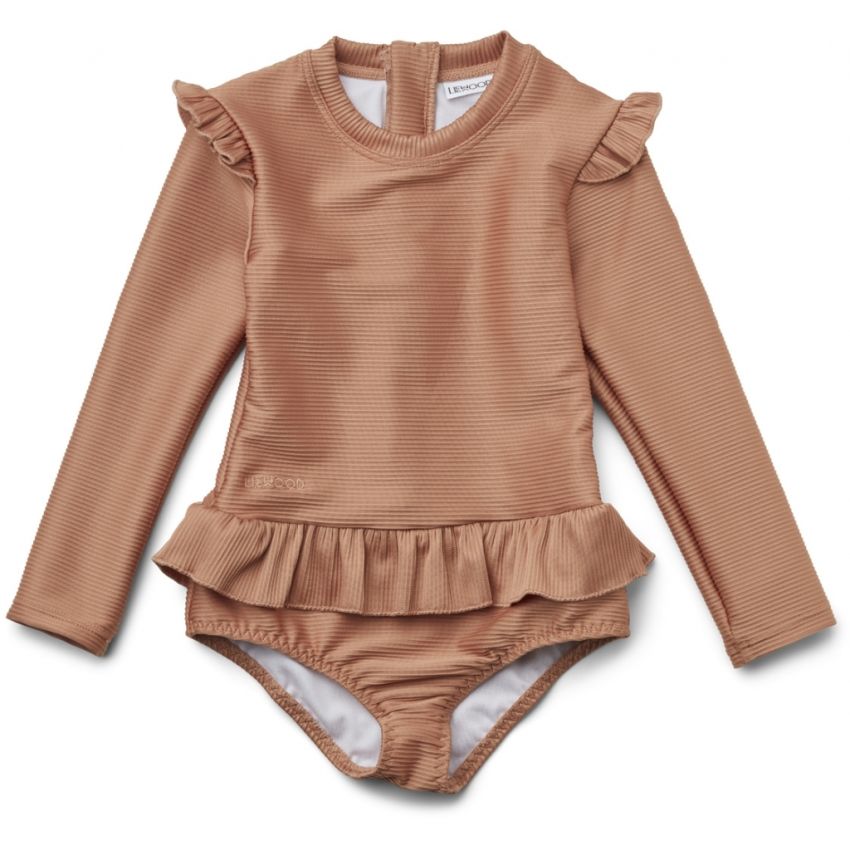 LIEWOOD - Sille UV Badeanzug Rippstoff Tuscany Rose