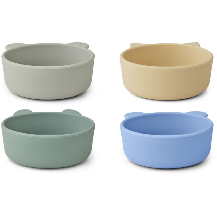 LIEWOOD - Silikon Schalen Set Iggy Peppermint multi Mix