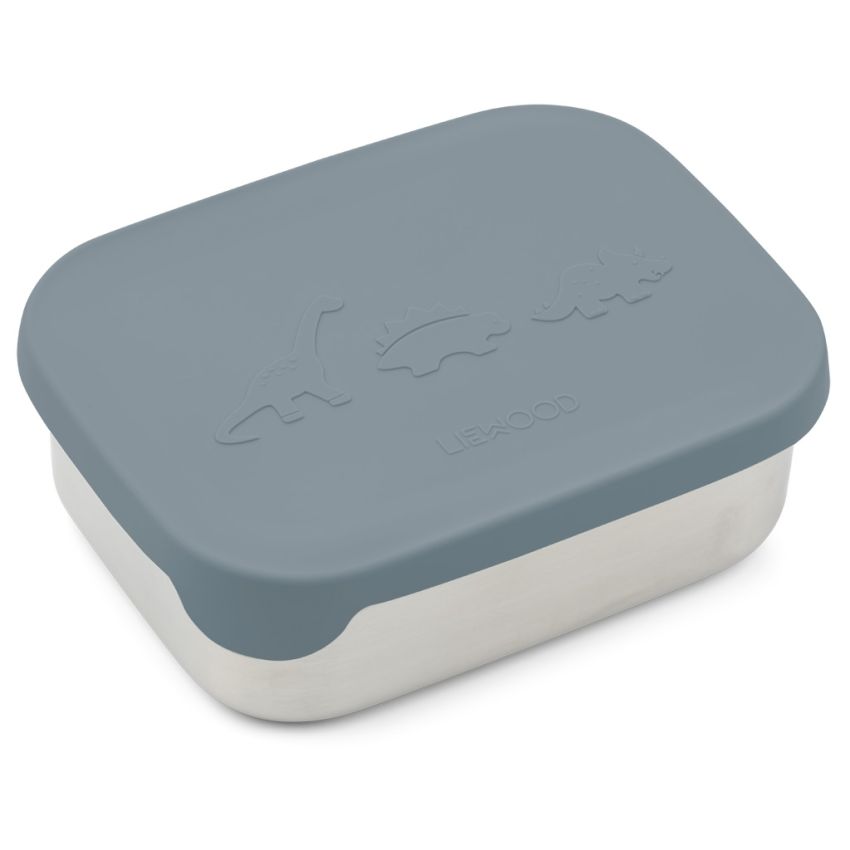 LIEWOOD - Arthur Lunchbox Dino Whale Blue