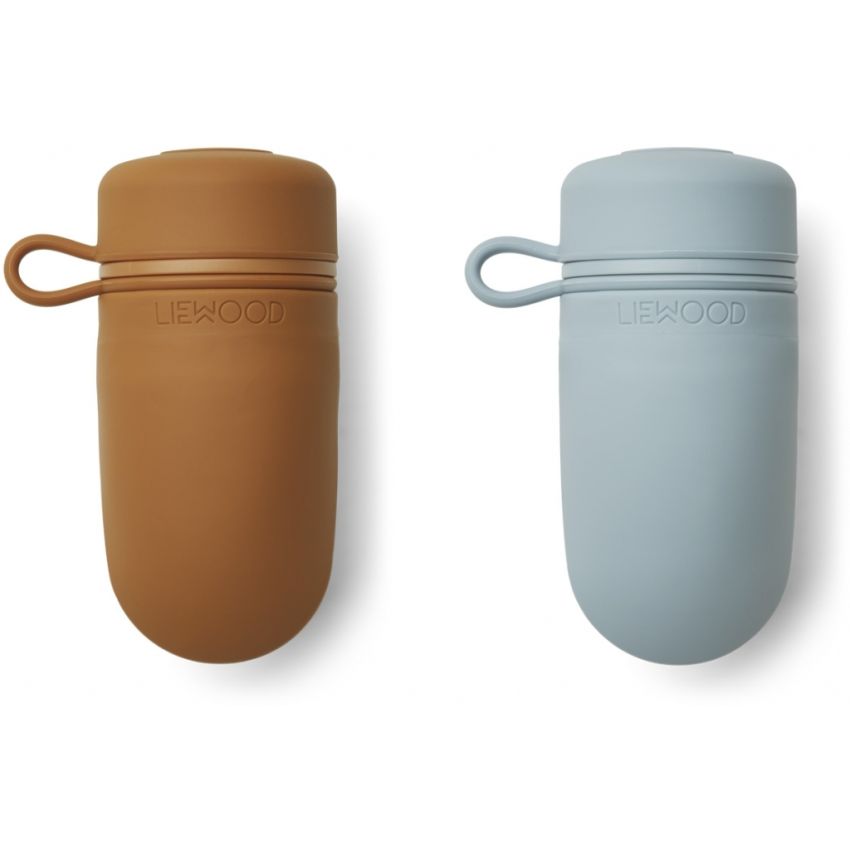 LIEWOOD - Tanya Smoothie Quetschflaschen Mustard Blue Mix