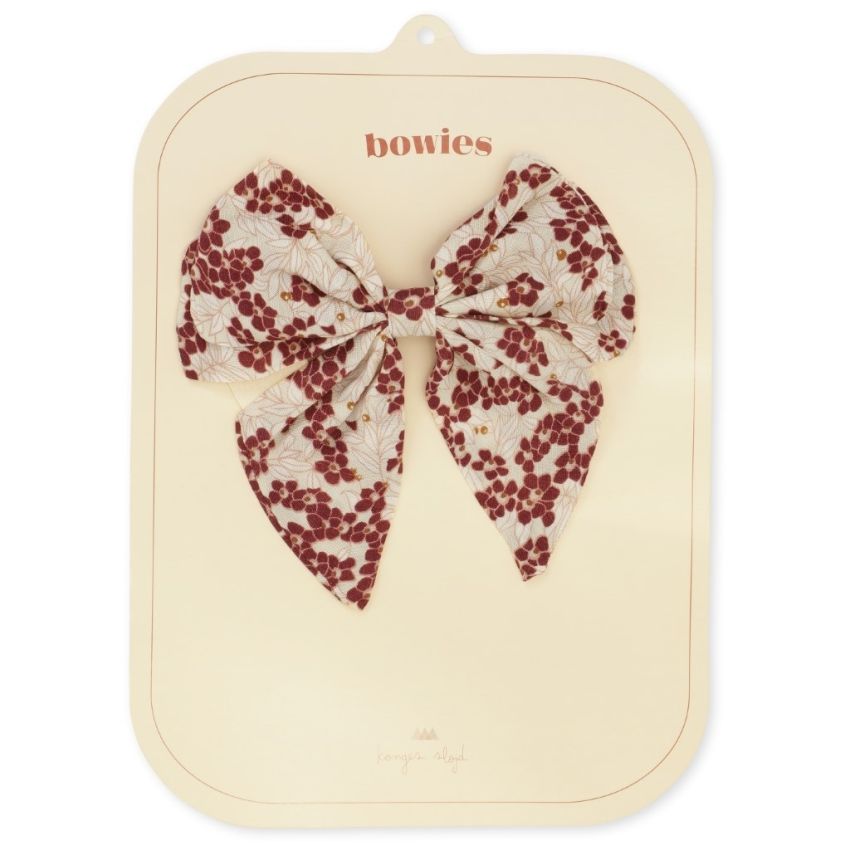 Konges Sløjd - Haarclip Masche Red Winter Leaves