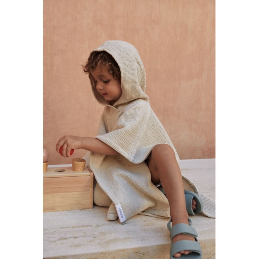 LIEWOOD - Paco Poncho Waffelstoff Uni Sandy