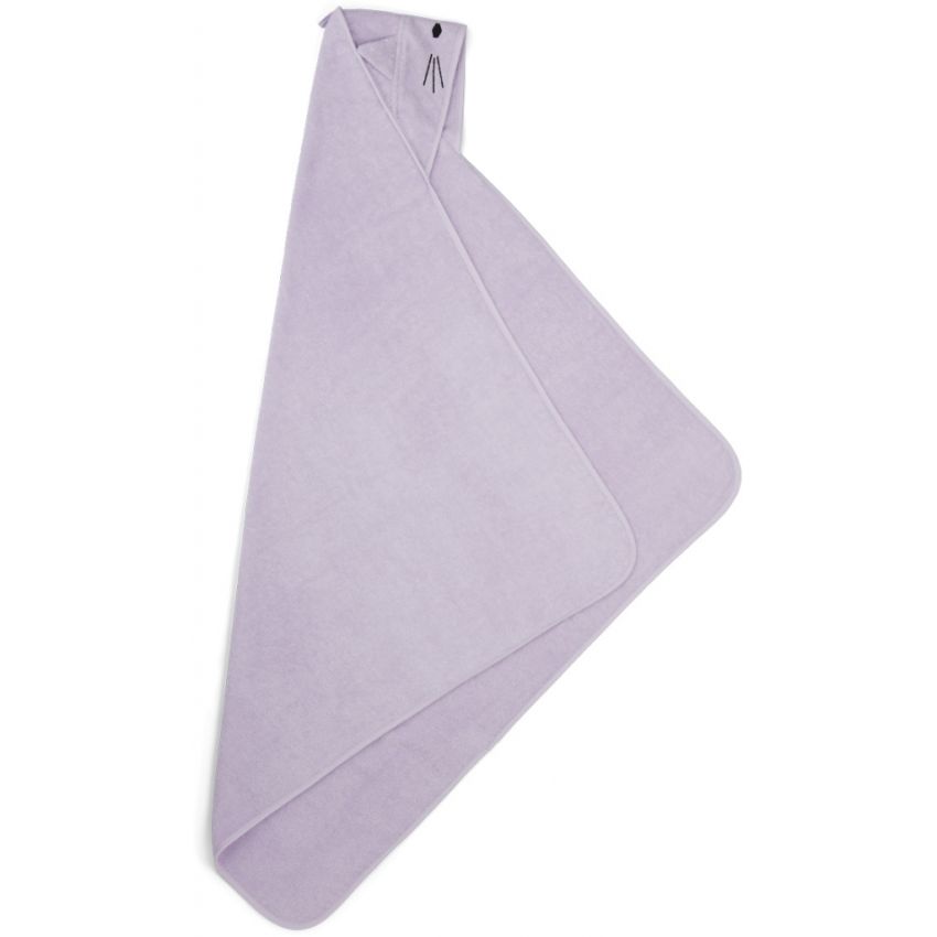 LIEWOOD - Augusta Kapuzen Badetuch Cat Lavender (Grösse Kleinkind)
