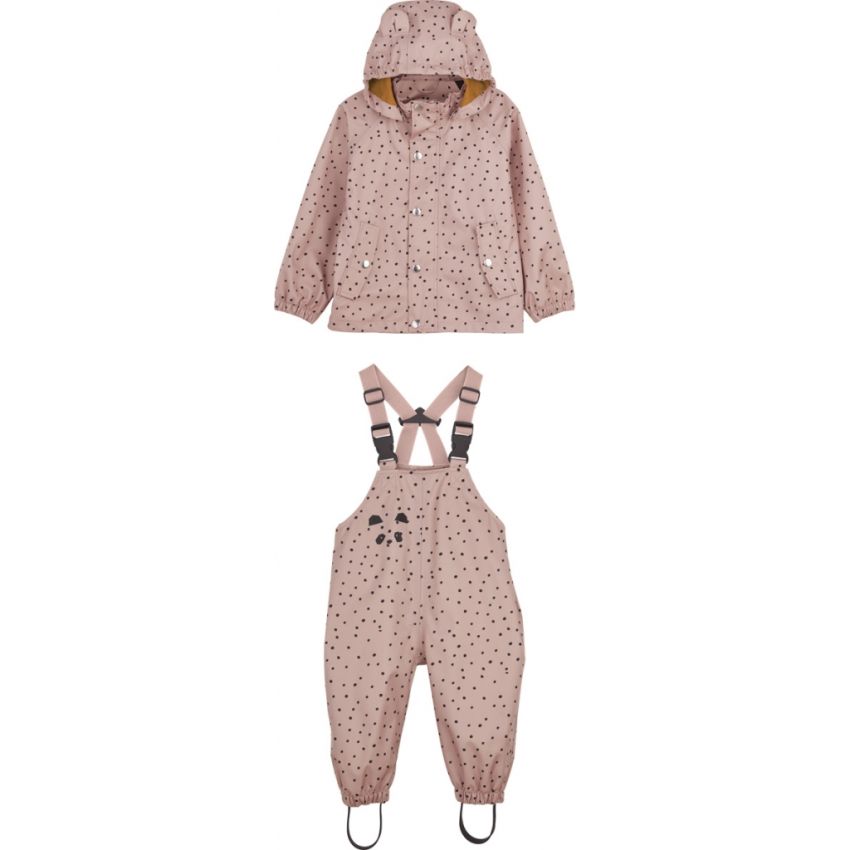 LIEWOOD - Dakota Softshell Regenbekleidungsset Confetti Rose