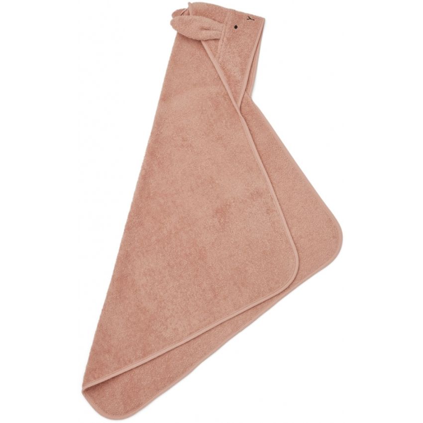 LIEWOOD - Albert Kapuzen Badetuch Rabbit Coral (Grösse Baby)