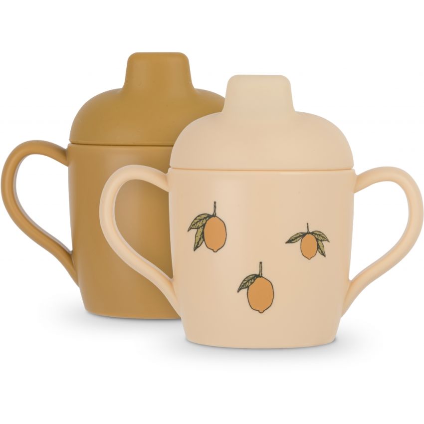 Konges Sløjd - Schnabelbecher Set Lemon