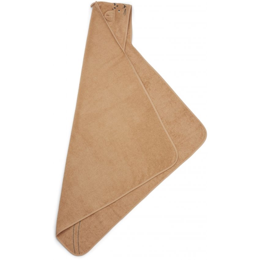 LIEWOOD - Augusta Kapuzen Badetuch Leopard Apricot (Grösse Kleinkind)