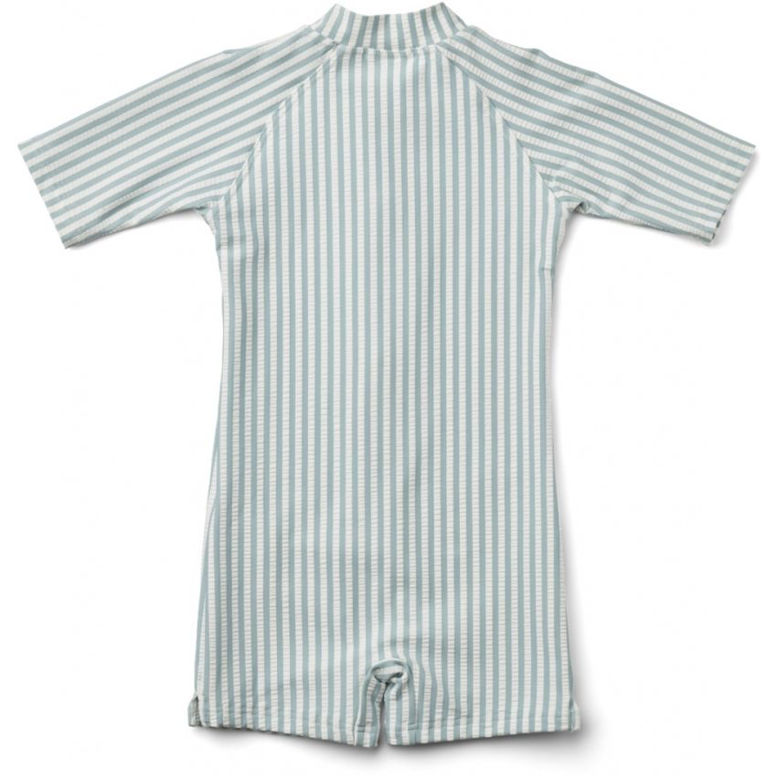 LIEWOOD - Max UV Schwimmanzug Sea Blue - White