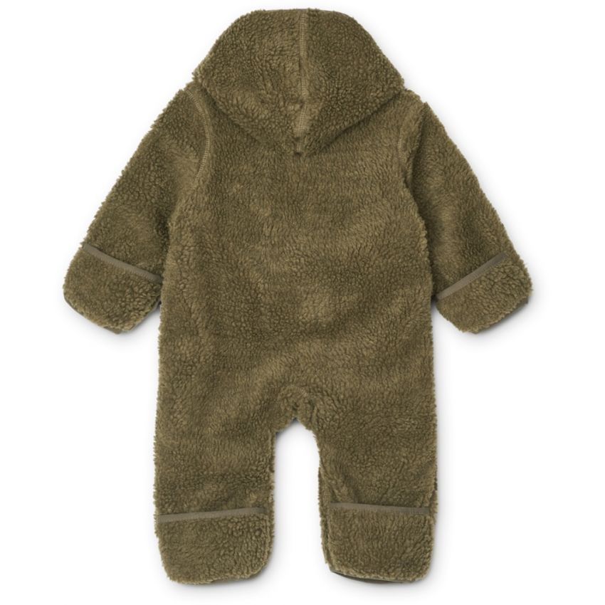 LIEWOOD - Baby Overall Teddystoff Khaki