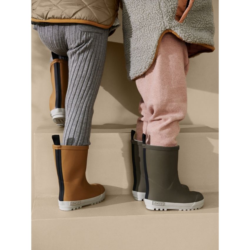 LIEWOOD - Mason Gummistiefel gefüttert Caramel - Sandy