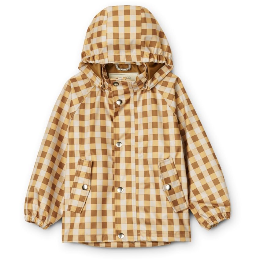LIEWOOD - Parker Softshell Regenbekleidungsset Kariert Golden Caramel