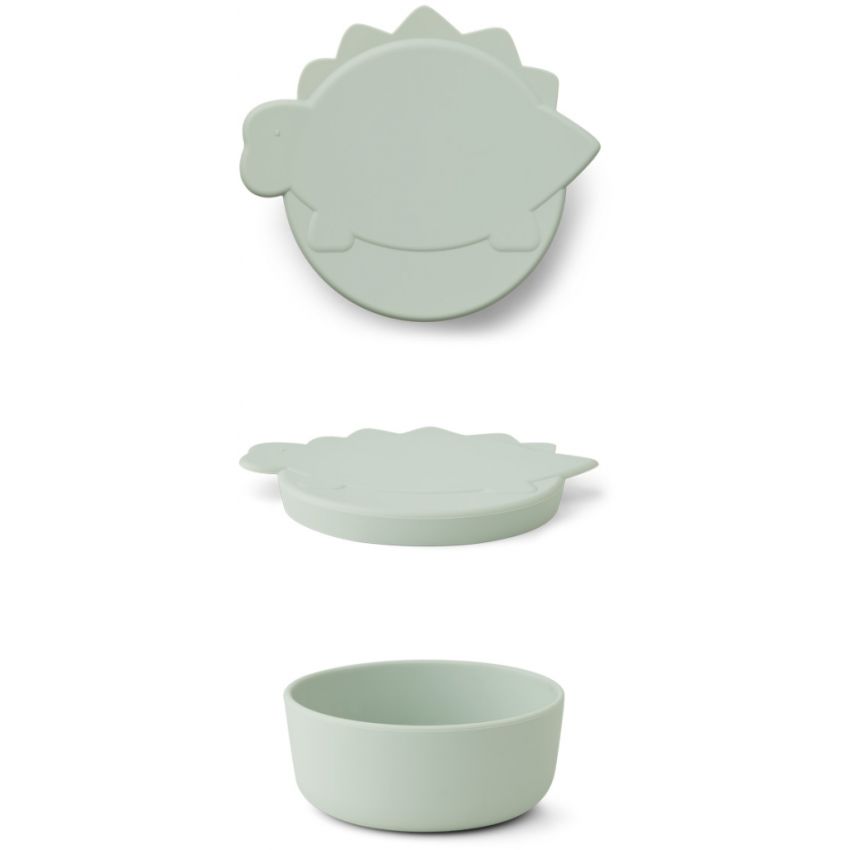 LIEWOOD - Charlot Snack Box Dino Dusty Mint