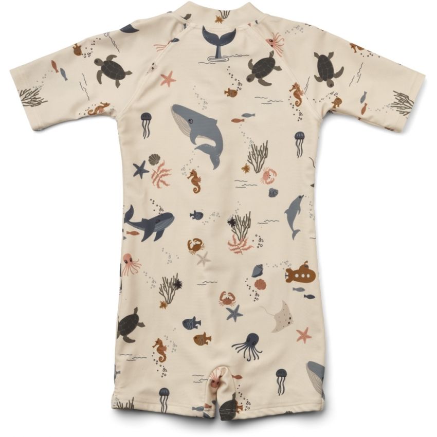 LIEWOOD - Max UV Schwimmanzug Sea Creature Sandy