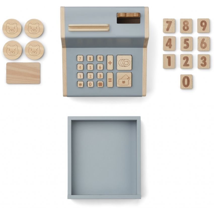 LIEWOOD - Buck Münzkasse Blue Fog