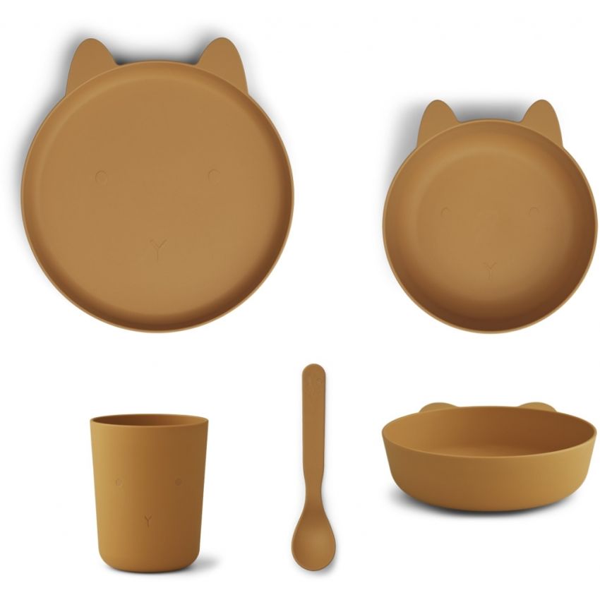 LIEWOOD - Paul Geschirrset Rabbit Mustard