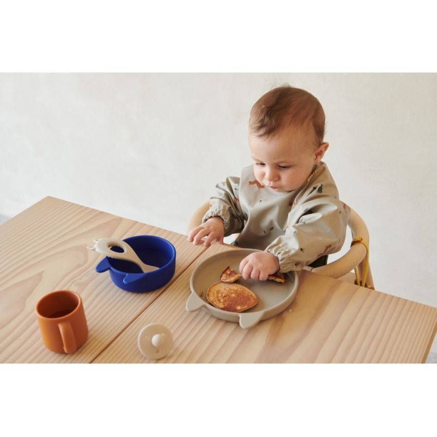 LIEWOOD - Vivi Geschirrset 4-teilig Cat Jojoba Multi