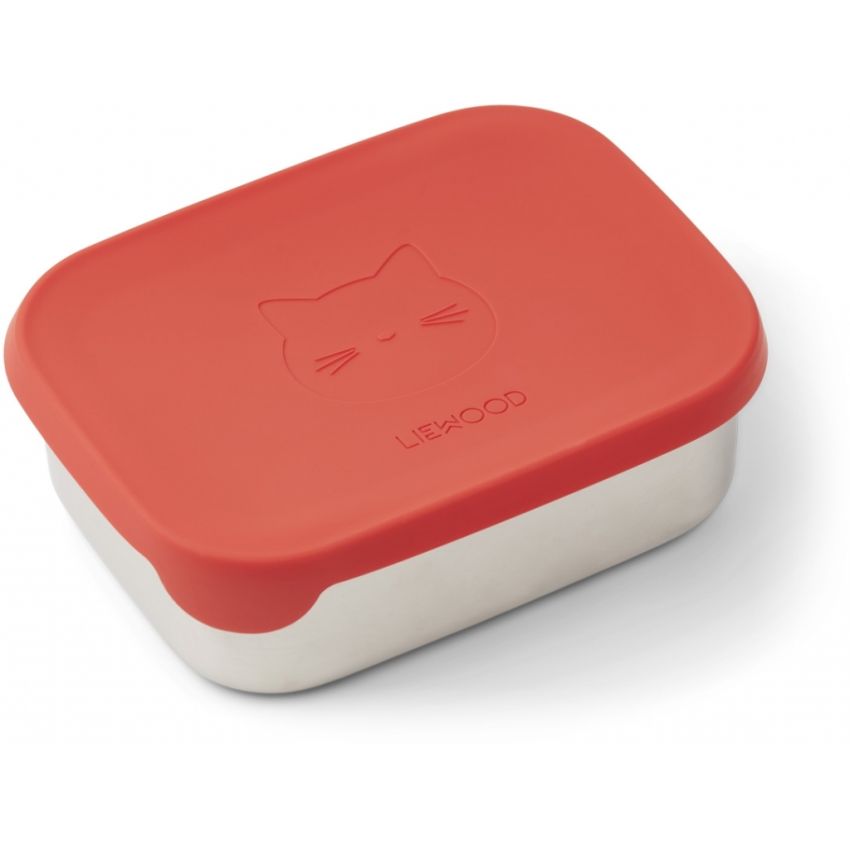 LIEWOOD - Arthur Lunchbox Cat Apple Red