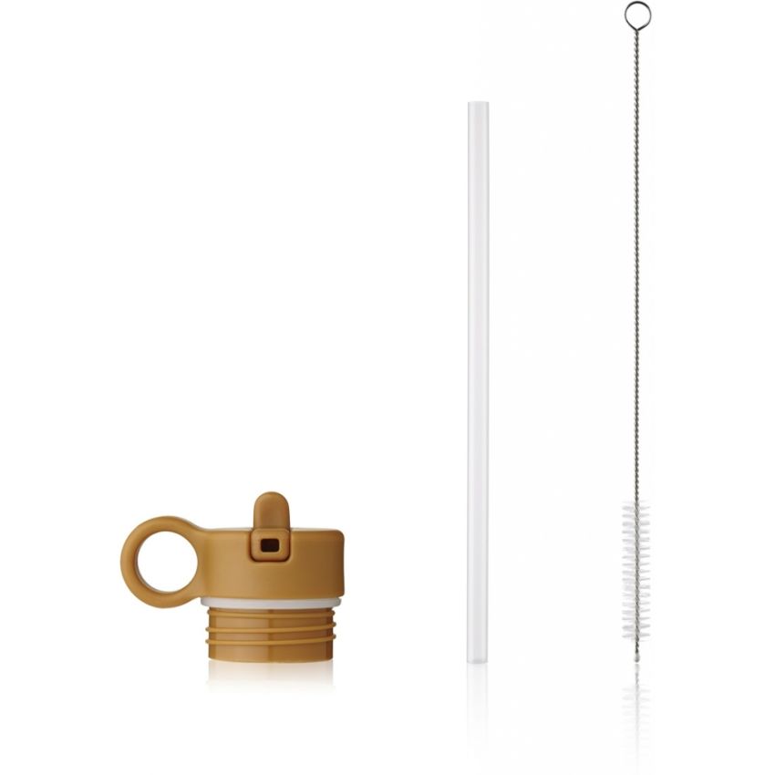 LIEWOOD - Ersatzset für Trinkflasche Mustard 500 ml