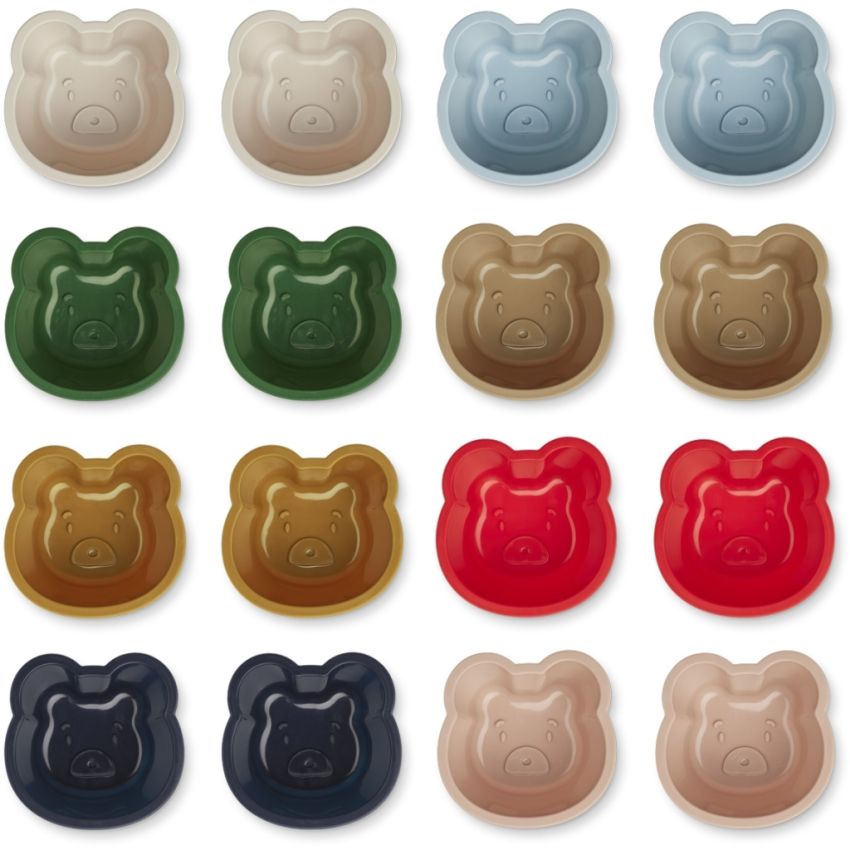 LIEWOOD - Tilo Cupcake Formen Bär Mutli Mix