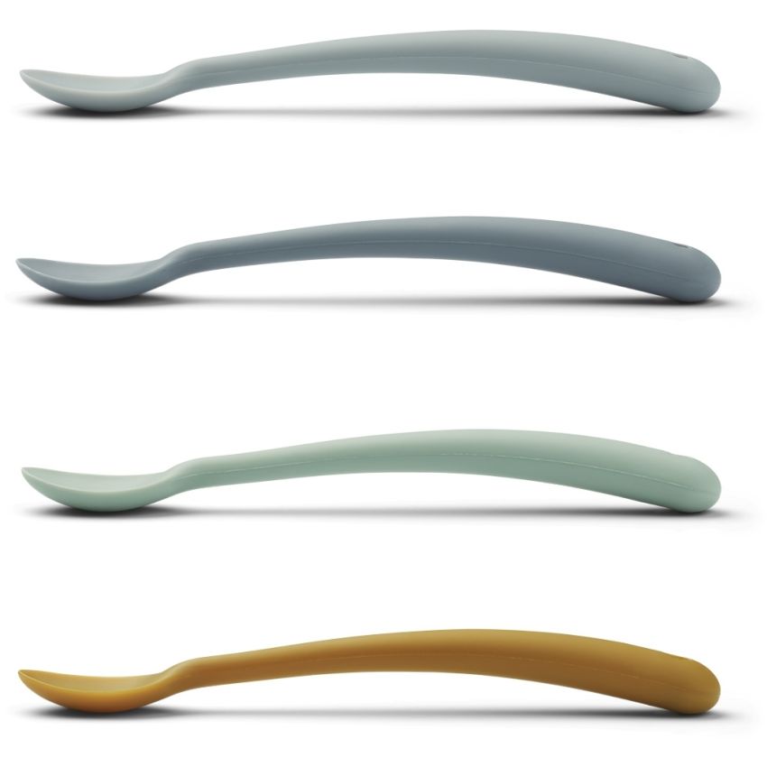 LIEWOOD - 4er Set Babylöffel Blue Mix