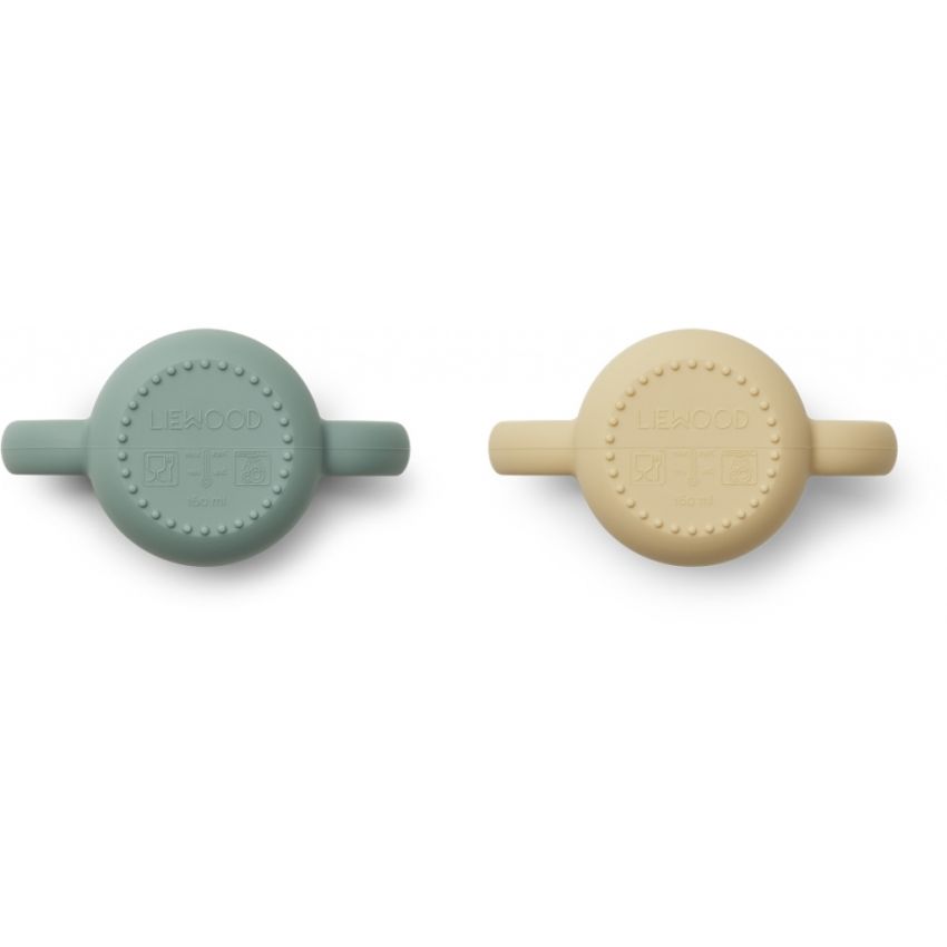 LIEWOOD - Gene Trinklerntassen Silikon Rabbit Peppermint - Yellow