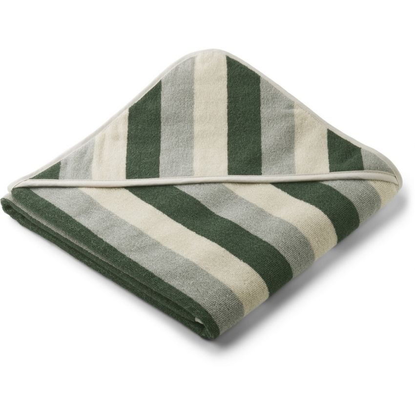 LIEWOOD - Louie Kapuzen Badetuch Garden Green (Grösse Kleinkind)
