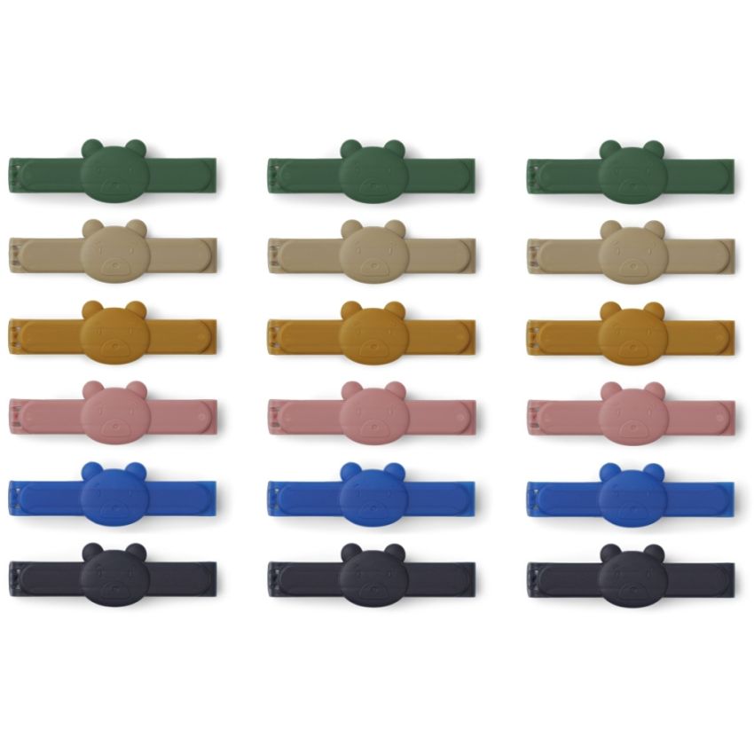 LIEWOOD - Gonzo Verpackungs- Clips Bär Eden Mix