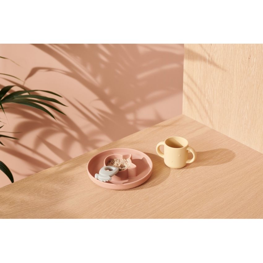 LIEWOOD - Gordon Silikon Schalen Set Sea Blue Mustard Mix