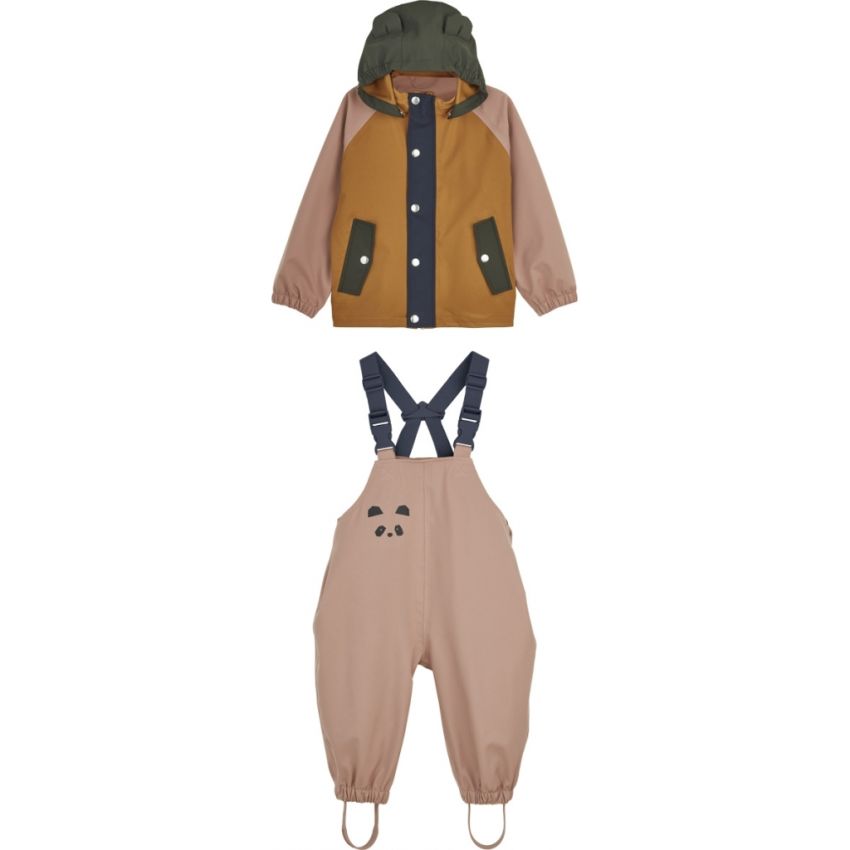 LIEWOOD - Dakota Softshell Regenbekleidungsset Rose Multi Mix