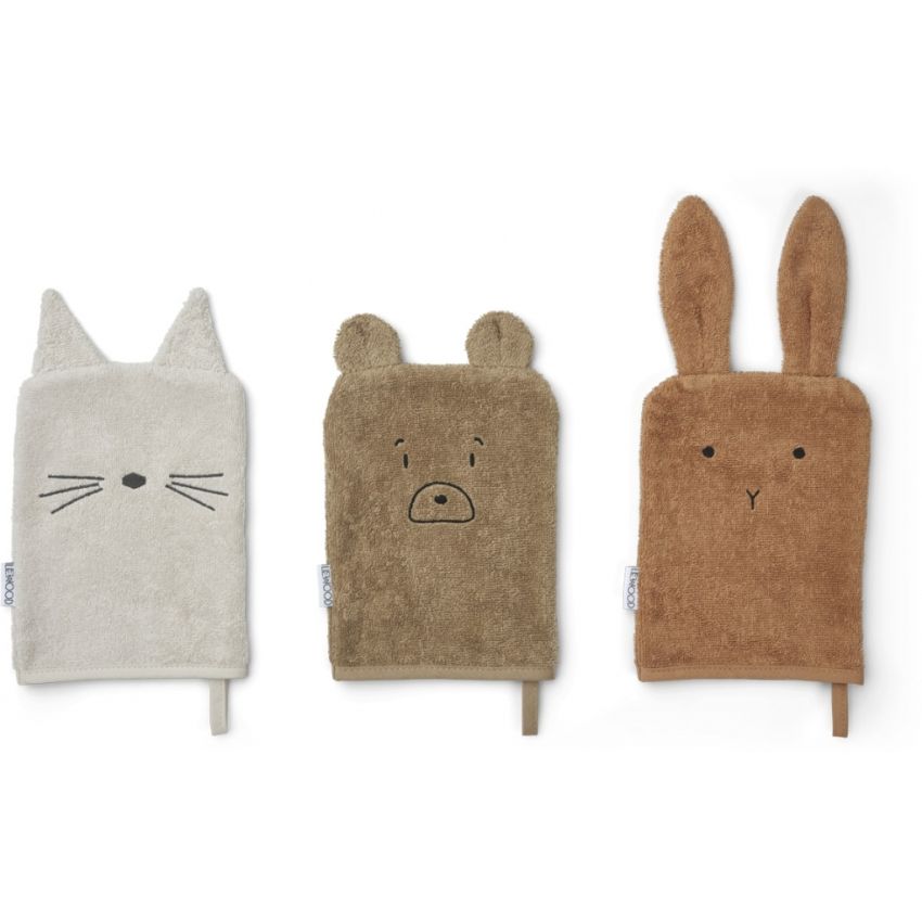 LIEWOOD - Sylvester Waschlappen Set Oat Mix