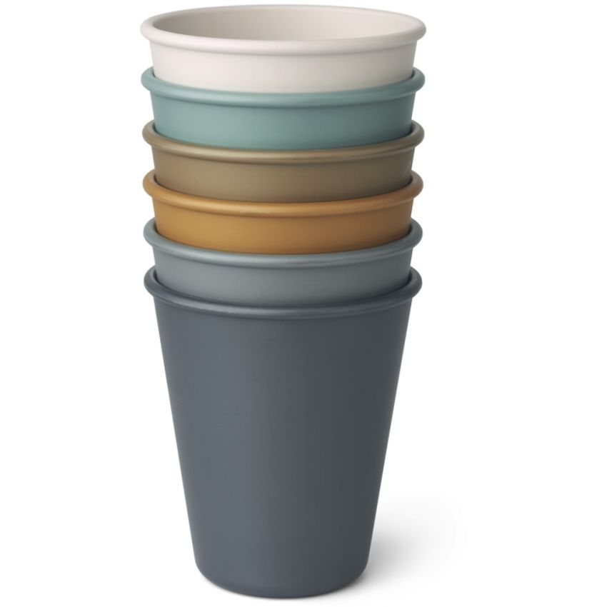 LIEWOOD - Carter Becherset Whale Blue Mix