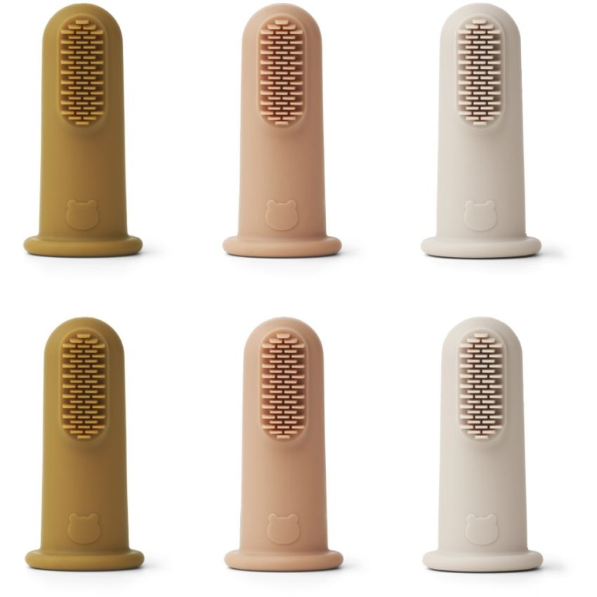 LIEWOOD - Finger Zahnbürste Sandy Mix