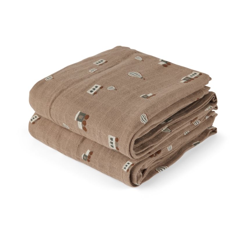 nuuroo - Muslin Set Züge & Ballon