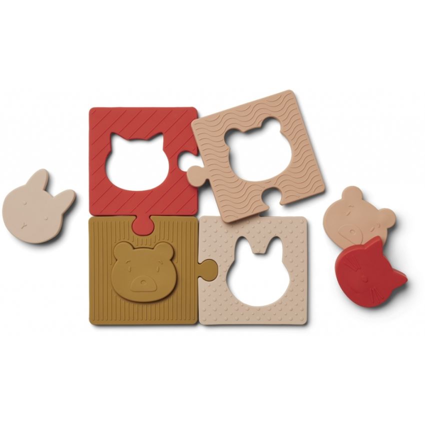 LIEWOOD - Bodil Motorik Puzzle Rose Mix
