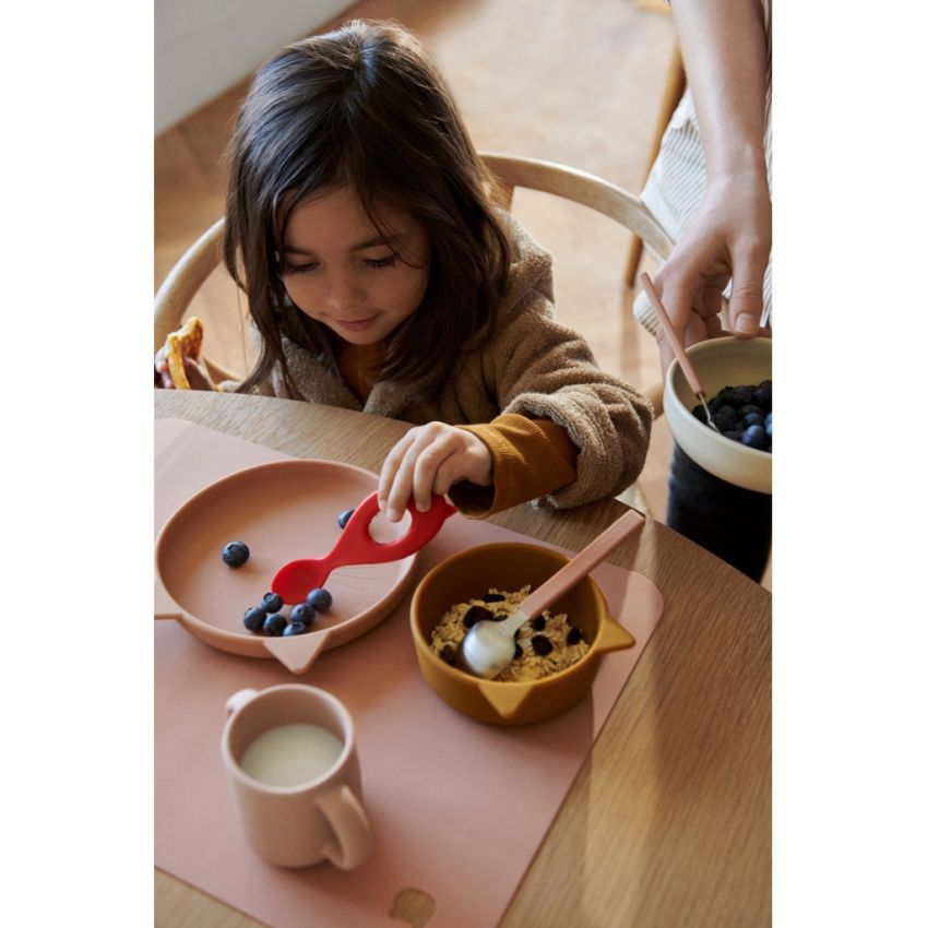 LIEWOOD - Vivi Geschirrset 4-teilig Cat Rose Mix