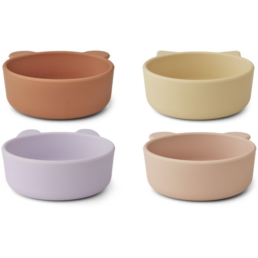 LIEWOOD - Silikon Schalen Set Iggy Light Lavener Multi Mix