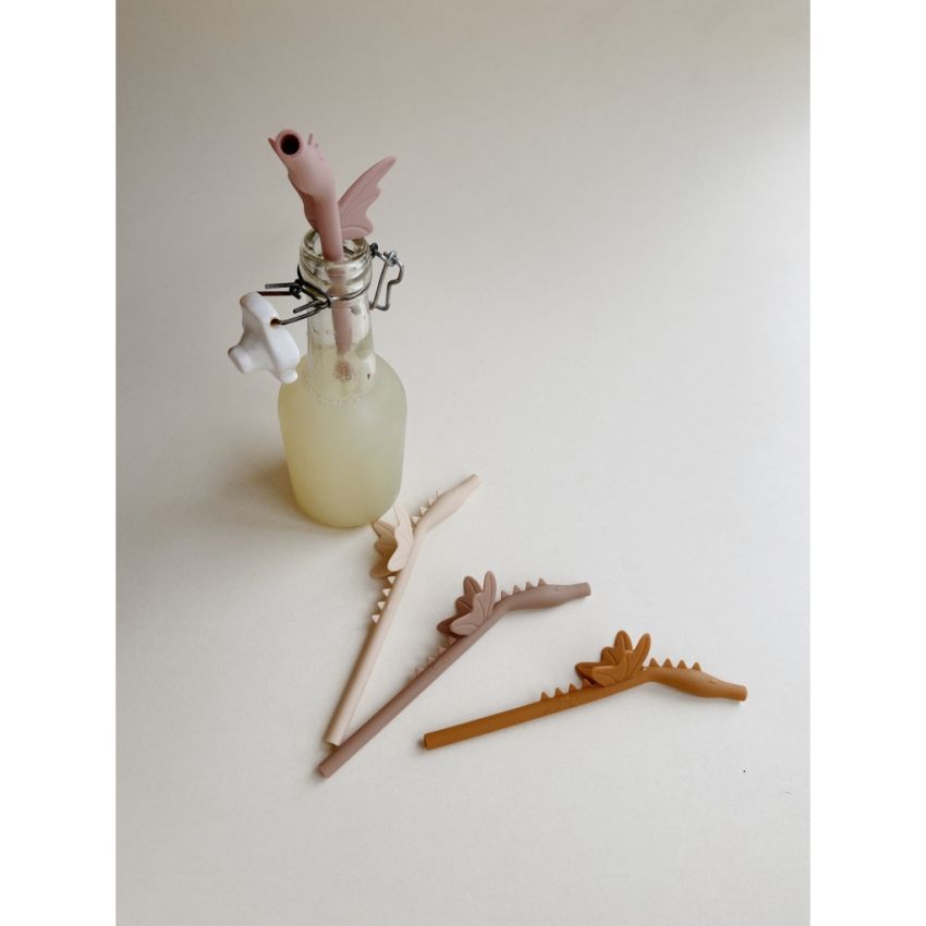 Konges Sløjd - Trinkhalme Drachen Blush Beige Mix