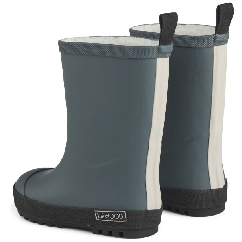 LIEWOOD - Mason Gummistiefel gefüttert Blue - Black