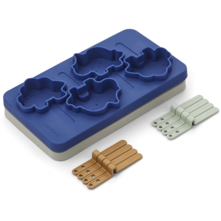 LIEWOOD - Silikon Glaceformen Manfred Surf Blue Mix