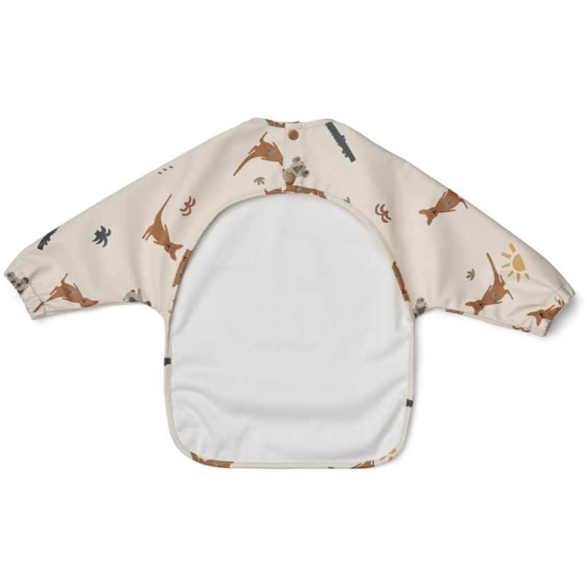 LIEWOOD - Merle Lätzchen Langarm Australien - Sea Shell