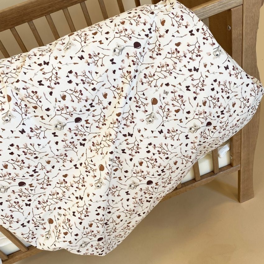 nuuroo - Baby Bettwäsche Koala Flower