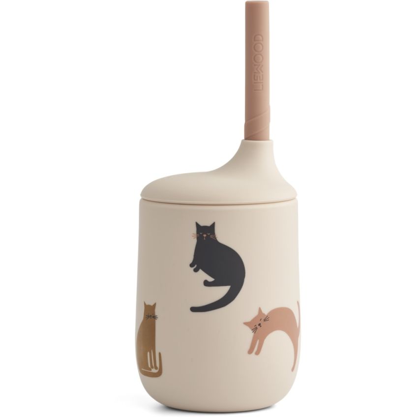 LIEWOOD - Ellis Strohhalm Becher Miau